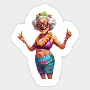 Summer Grandma #3 Sticker